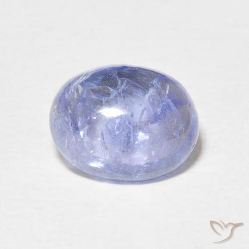 3.73ct Natural Azul claro tanzanita, Ovalada, Transparente