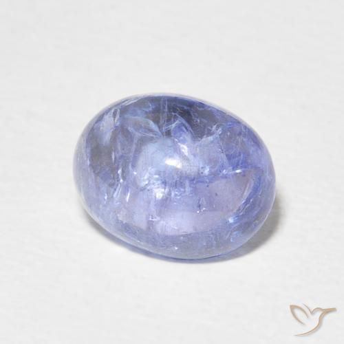 Tanzanita Azul claro natural de 3.73 ct, Ovalada, Transparente