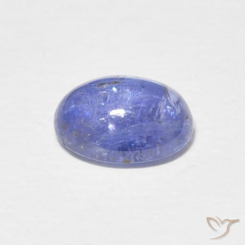 Tanzanita Azul pastel natural de 2.57 ct, Ovalada, Transparente