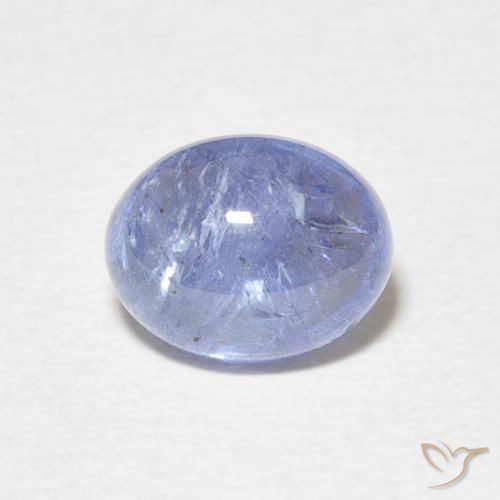 2.69ct Natural Azul claro tanzanita, Ovalada, Transparente