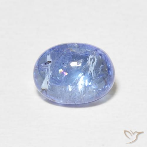 1.90ct Natural Azul claro tanzanita, Ovalada, Transparente
