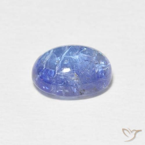 Tanzanita Azul claro natural de 1.90 ct, Ovalada, Transparente