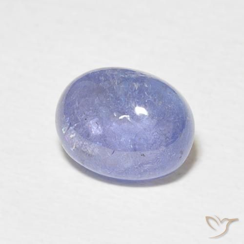 Tanzanita Azul violeta natural de 2.76 ct, Ovalada, Transparente