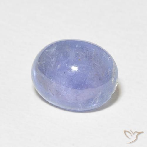 Tanzanita Azul púrpura claro natural de 3.65 ct, Ovalada, Transparente