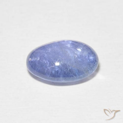 Tanzanita Azul púrpura claro natural de 3.01 ct, Ovalada, Transparente