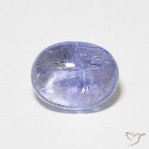 2.83ct Natural Azul violeta claro tanzanita, Ovalada, Transparente