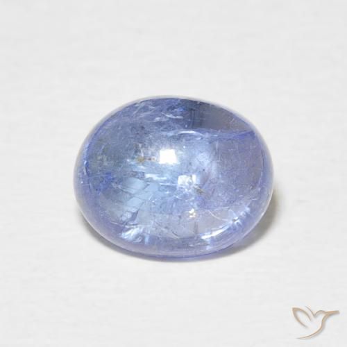 2.68ct Natural Celeste tanzanita, Ovalada, Transparente