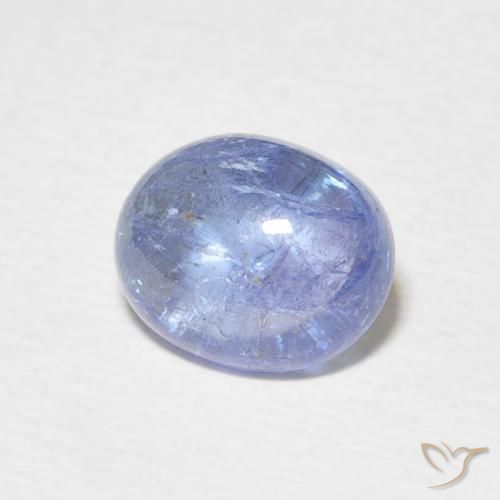 Tanzanita Celeste natural de 2.68 ct, Ovalada, Transparente