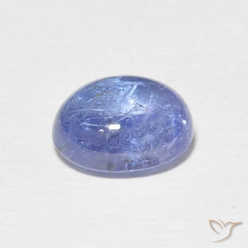 Tanzanita Celeste natural de 2.68 ct, Ovalada, Transparente