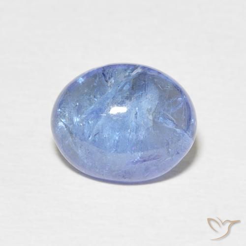 3.40ct Natural Azul claro tanzanita, Ovalada, Transparente