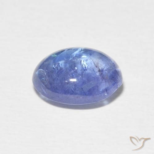 Tanzanita Azul claro natural de 3.40 ct, Ovalada, Transparente