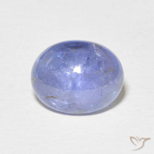 3.69ct Natural Azul violeta tanzanita, Ovalada, Transparente