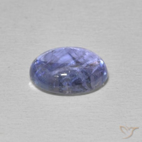 Tanzanita Azul intenso natural de 3.25 ct, Ovalada, Transparente