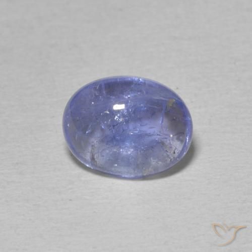 2.52ct Natural Azul violeta intenso tanzanita, Ovalada, Transparente