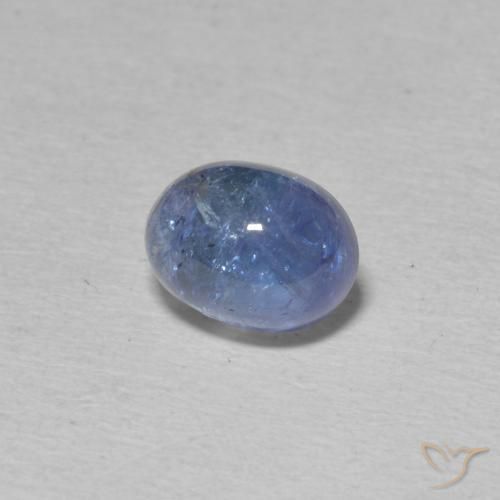 Tanzanita Celeste natural de 2.26 ct, Ovalada, Transparente