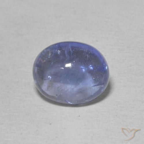 3.73ct Natural Azul violeta intenso tanzanita, Ovalada, Transparente