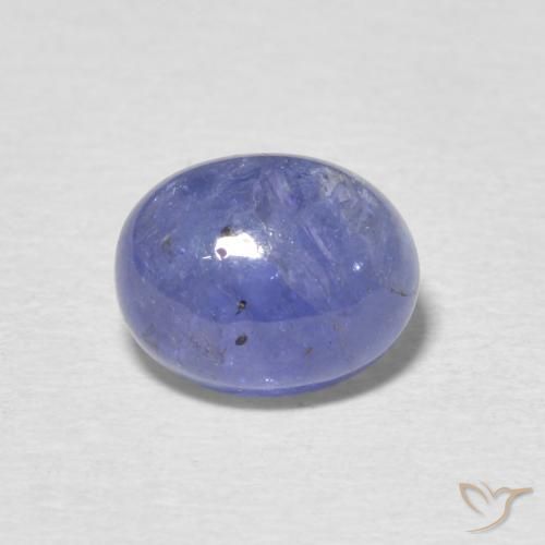 3.23ct Natural Azul violeta intenso tanzanita, Ovalada, Translúcido