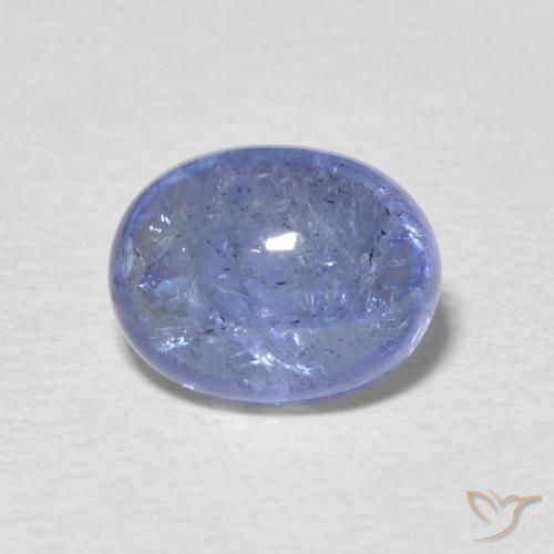 2.37ct Natural Azul claro tanzanita, Ovalada, Transparente