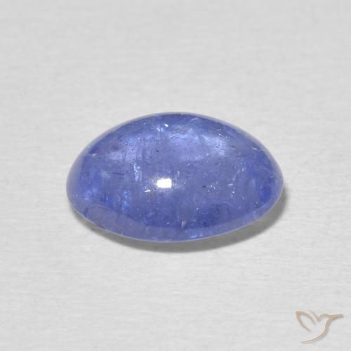 Tanzanita Azul púrpura claro natural de 2.89 ct, Ovalada, Transparente