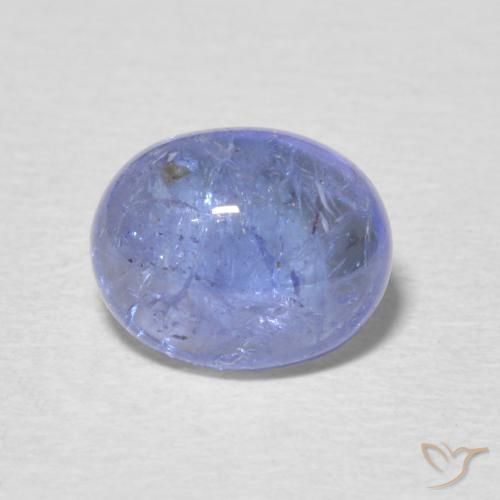 2.46ct Natural Celeste tanzanita, Ovalada, Transparente