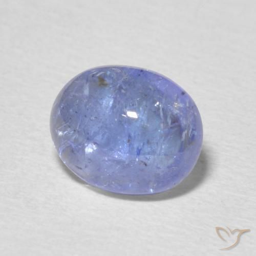Tanzanita Celeste natural de 2.46 ct, Ovalada, Transparente