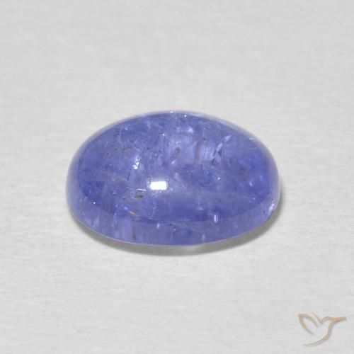 Tanzanita Celeste natural de 2.46 ct, Ovalada, Transparente