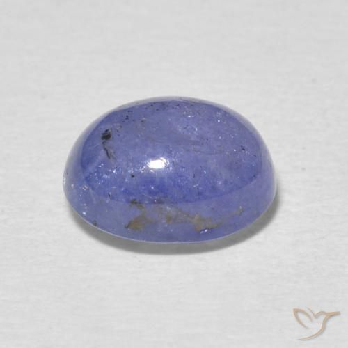 Tanzanita Azul oscuro natural de 3.04 ct, Ovalada, Transparente