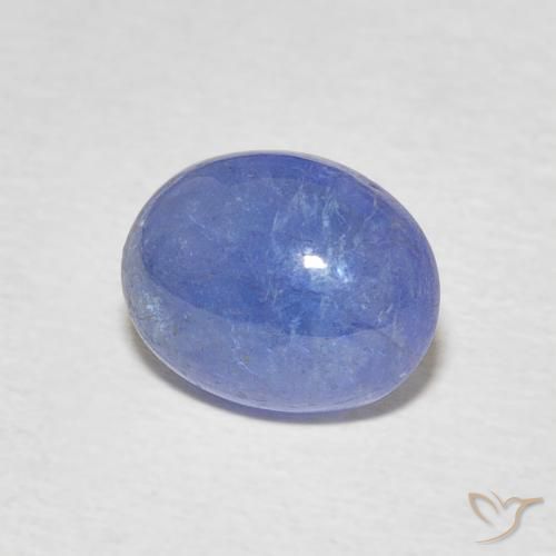 Tanzanita Azul oscuro natural de 2.49 ct, Ovalada, Translúcido