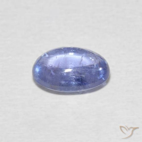 Tanzanita Azul claro natural de 1.52 ct, Ovalada, Transparente