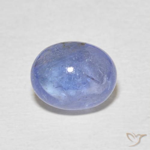 2.45ct Natural Azul claro tanzanita, Ovalada, Transparente