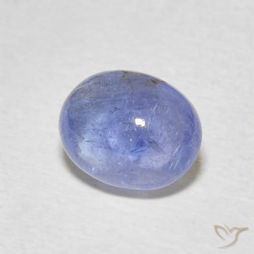 Tanzanita Azul claro natural de 2.45 ct, Ovalada, Transparente