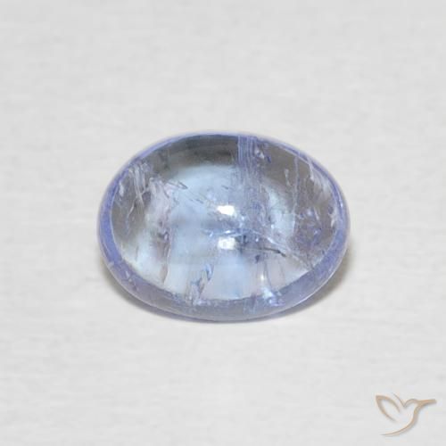 1.40ct Natural Celeste tanzanita, Ovalada, Transparente