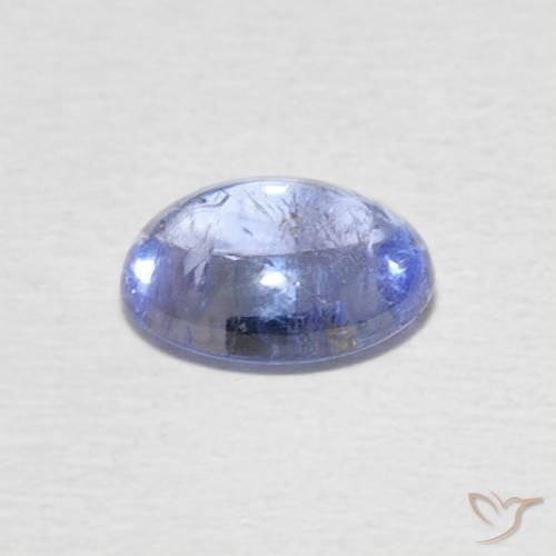 Tanzanita Celeste natural de 1.40 ct, Ovalada, Transparente