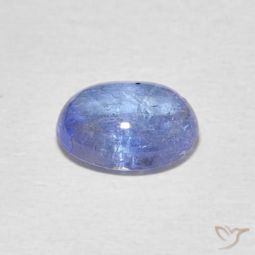 Tanzanita Azul púrpura claro natural de 2.50 ct, Ovalada, Transparente