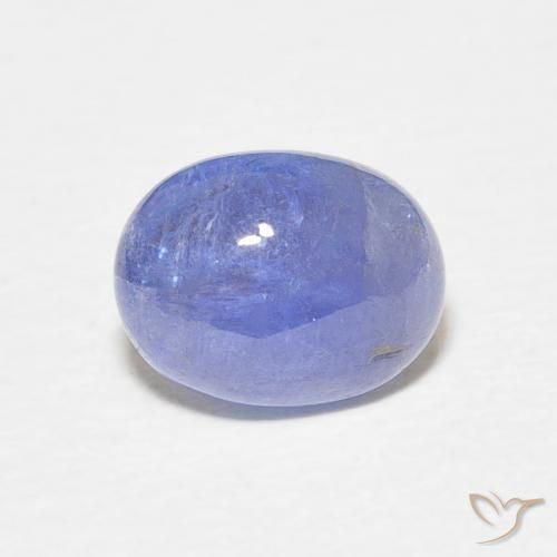 2.57ct Natural Azul violeta intenso tanzanita, Ovalada, Translúcido