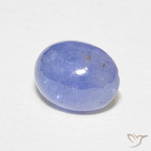 Tanzanita Azul intenso natural de 2.68 ct, Ovalada, Translúcido