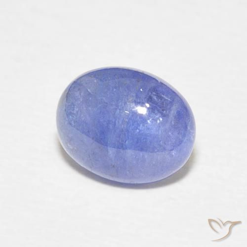 Tanzanita Azul oscuro natural de 2.36 ct, Ovalada, Translúcido