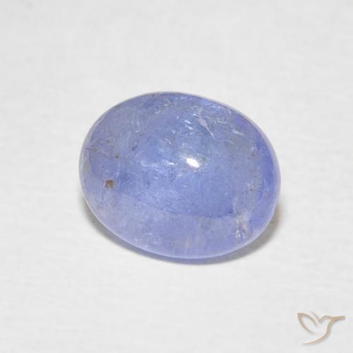 Tanzanita Azul intenso natural de 2.12 ct, Ovalada, Transparente