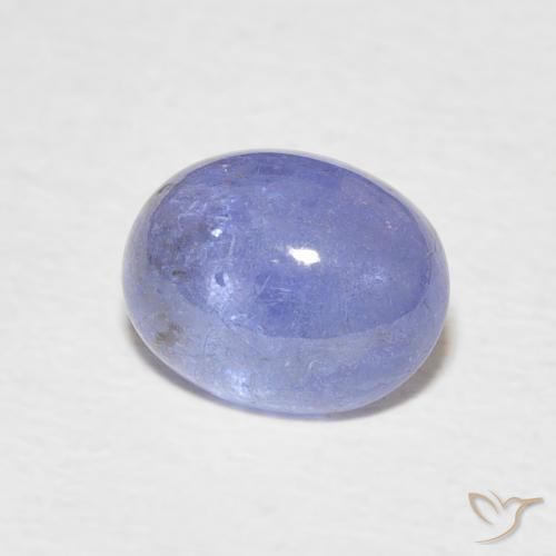Tanzanita Azul violeta intenso natural de 2.70 ct, Ovalada, Transparente