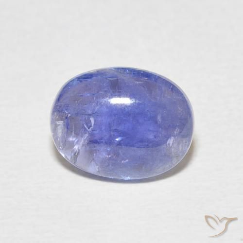 2.88ct Natural Azul violeta intenso tanzanita, Ovalada, Transparente