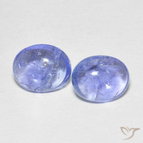 6.05ctw Natural Azul violeta intenso tanzanita, Ovalada, Transparente