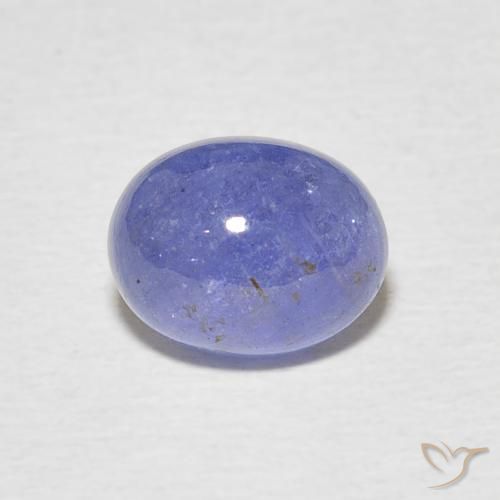 3.04ct Natural Azul violeta intenso tanzanita, Ovalada, Translúcido