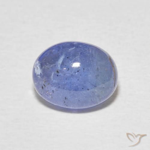 3.21ct Natural Azul violeta intenso Tanzanita, Ovalada, Translúcido