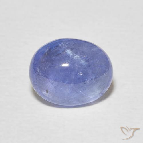 3.56ct Natural Azul violeta intenso tanzanita, Ovalada, Transparente