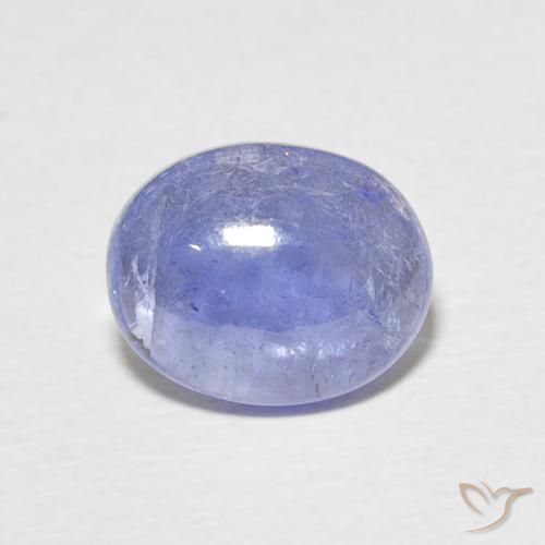3.09ct Natural Azul violeta intenso tanzanita, Ovalada, Transparente
