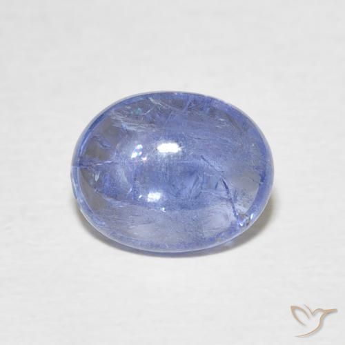2.72ct Natural Azul claro tanzanita, Ovalada, Transparente