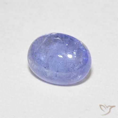 Tanzanita Azul claro natural de 2.42 ct, Ovalada, Transparente