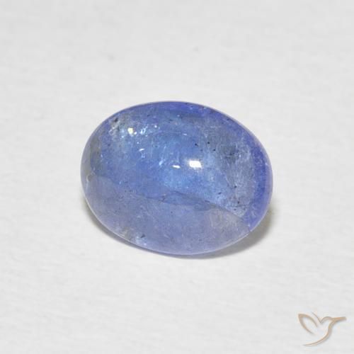 Tanzanita Celeste natural de 1.95 ct, Ovalada, Transparente