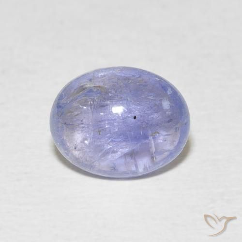 2.63ct Natural Azul violeta intenso tanzanita, Ovalada, Transparente
