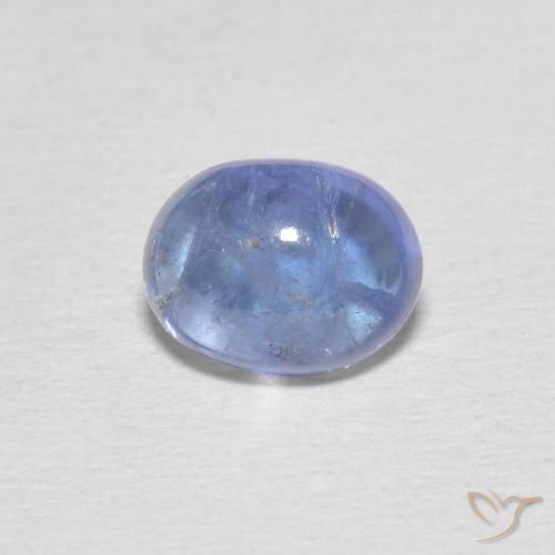 1.80ct Natural Azul claro tanzanita, Ovalada, Transparente